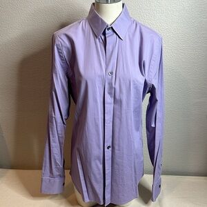 Express 1MX Fitted Lavender Dress Shirt - Men’s Medium